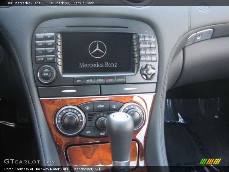 Black / Black 2008 Mercedes-Benz SL 550 Roadster