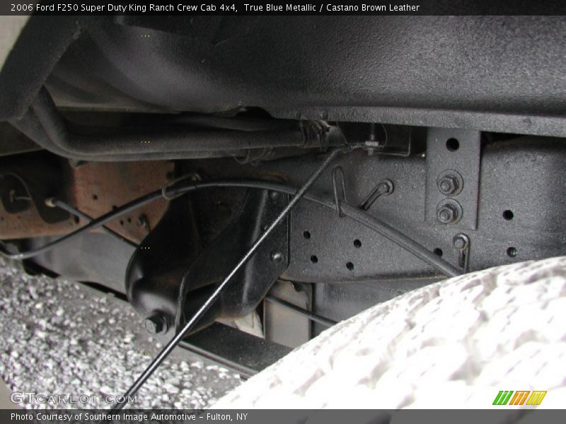 True Blue Metallic / Castano Brown Leather 2006 Ford F250 Super Duty King Ranch Crew Cab 4x4