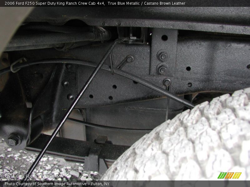 True Blue Metallic / Castano Brown Leather 2006 Ford F250 Super Duty King Ranch Crew Cab 4x4