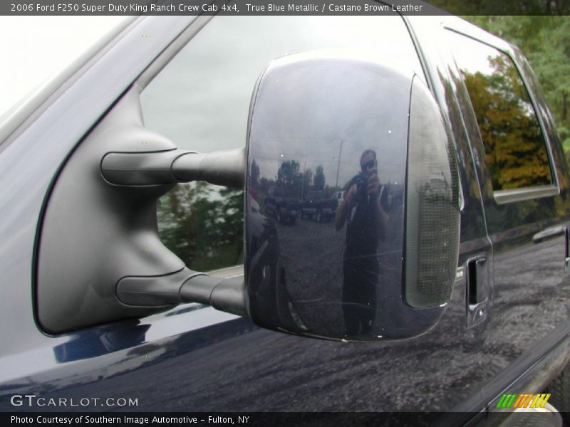 True Blue Metallic / Castano Brown Leather 2006 Ford F250 Super Duty King Ranch Crew Cab 4x4