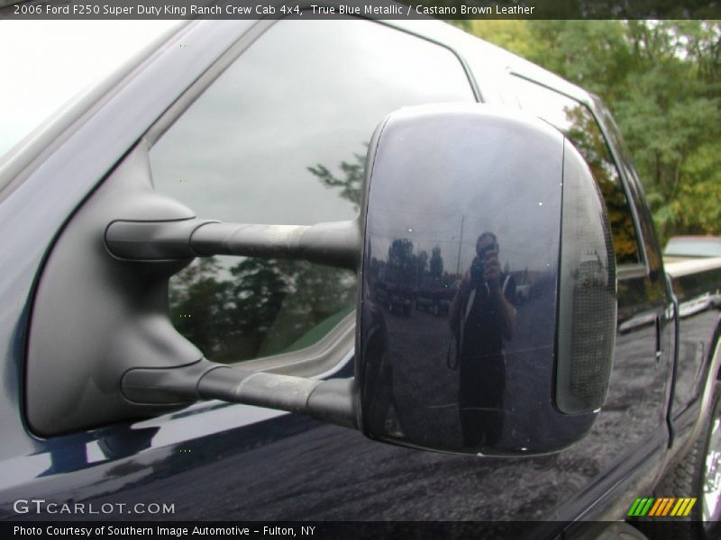 True Blue Metallic / Castano Brown Leather 2006 Ford F250 Super Duty King Ranch Crew Cab 4x4