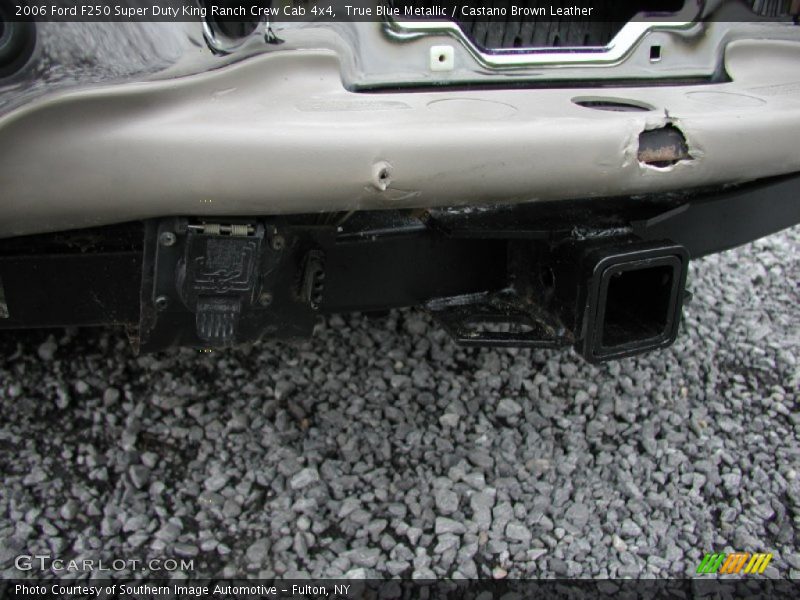True Blue Metallic / Castano Brown Leather 2006 Ford F250 Super Duty King Ranch Crew Cab 4x4