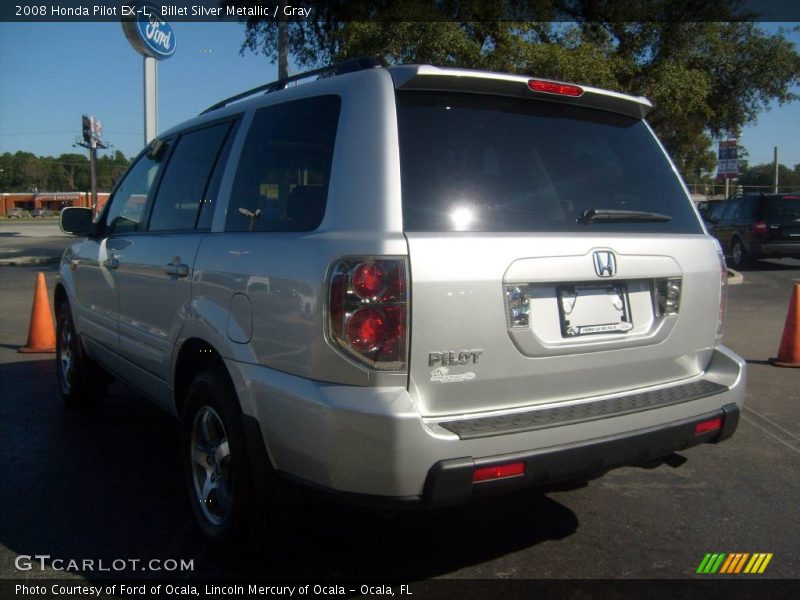 Billet Silver Metallic / Gray 2008 Honda Pilot EX-L