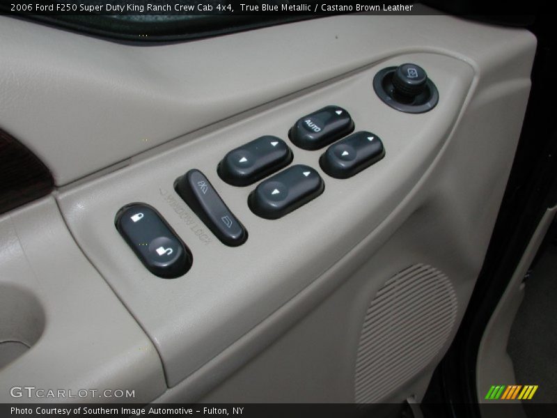 True Blue Metallic / Castano Brown Leather 2006 Ford F250 Super Duty King Ranch Crew Cab 4x4