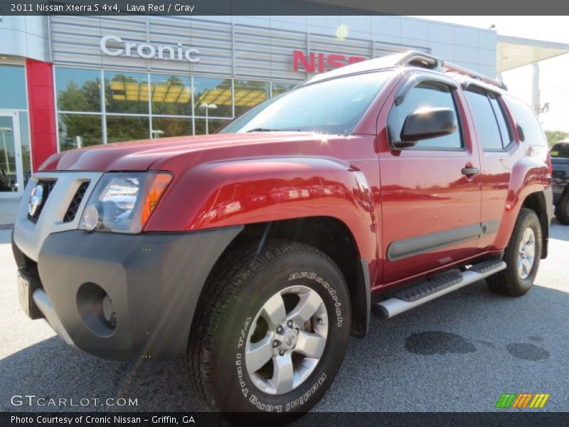 Lava Red / Gray 2011 Nissan Xterra S 4x4