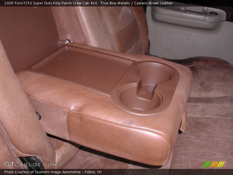 True Blue Metallic / Castano Brown Leather 2006 Ford F250 Super Duty King Ranch Crew Cab 4x4