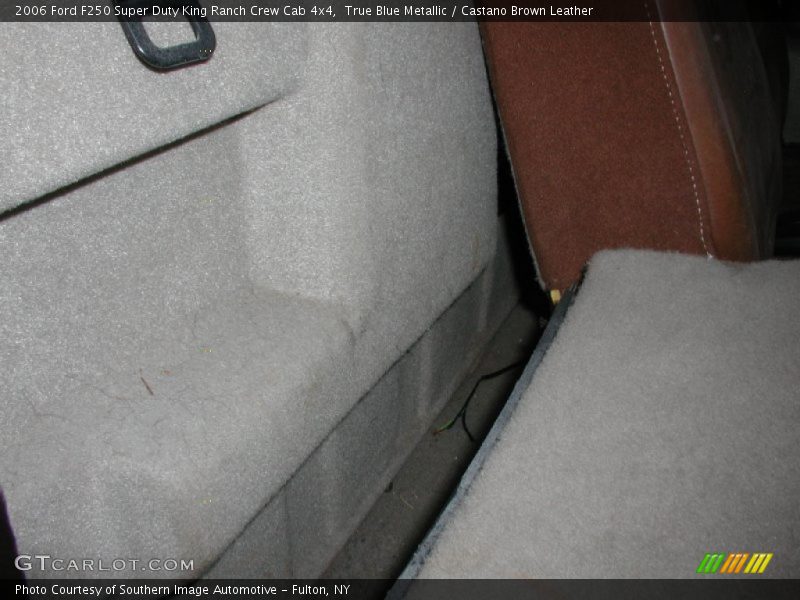 True Blue Metallic / Castano Brown Leather 2006 Ford F250 Super Duty King Ranch Crew Cab 4x4