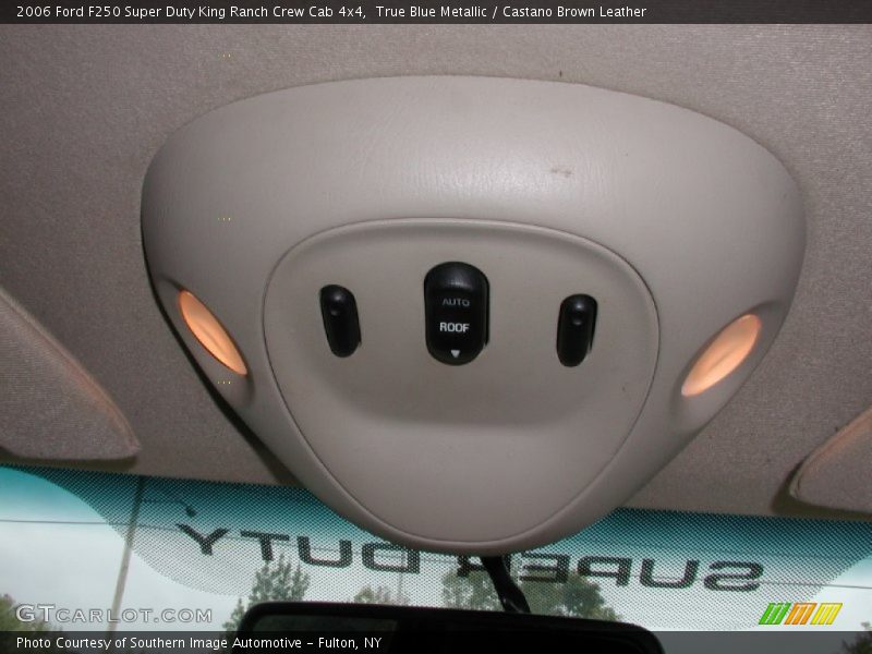 True Blue Metallic / Castano Brown Leather 2006 Ford F250 Super Duty King Ranch Crew Cab 4x4