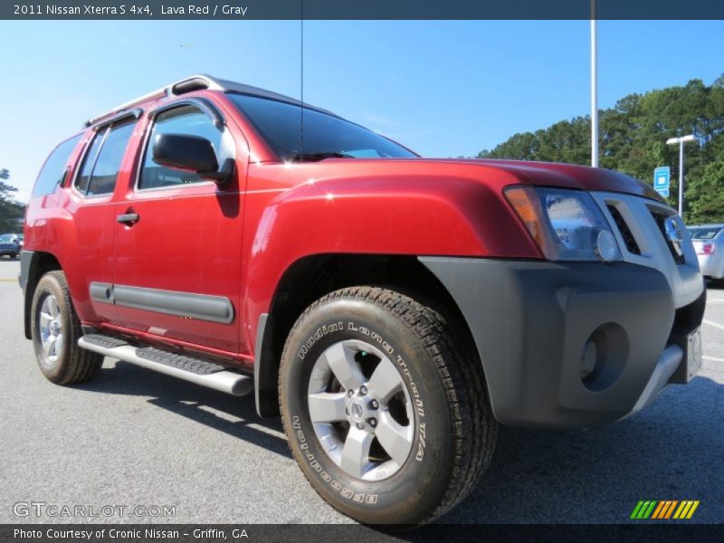 Lava Red / Gray 2011 Nissan Xterra S 4x4