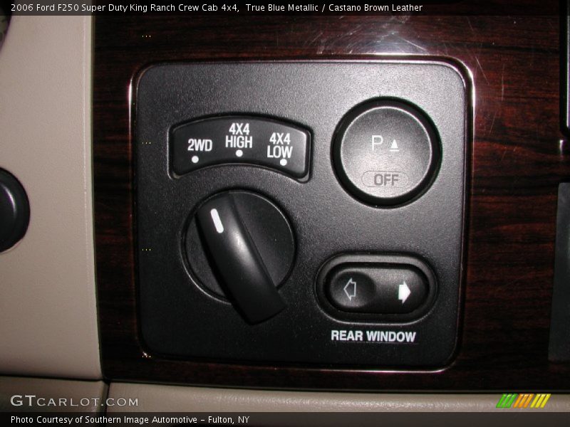 True Blue Metallic / Castano Brown Leather 2006 Ford F250 Super Duty King Ranch Crew Cab 4x4