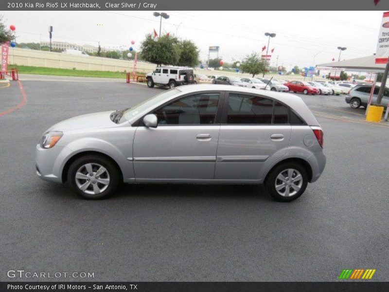 Clear Silver / Gray 2010 Kia Rio Rio5 LX Hatchback