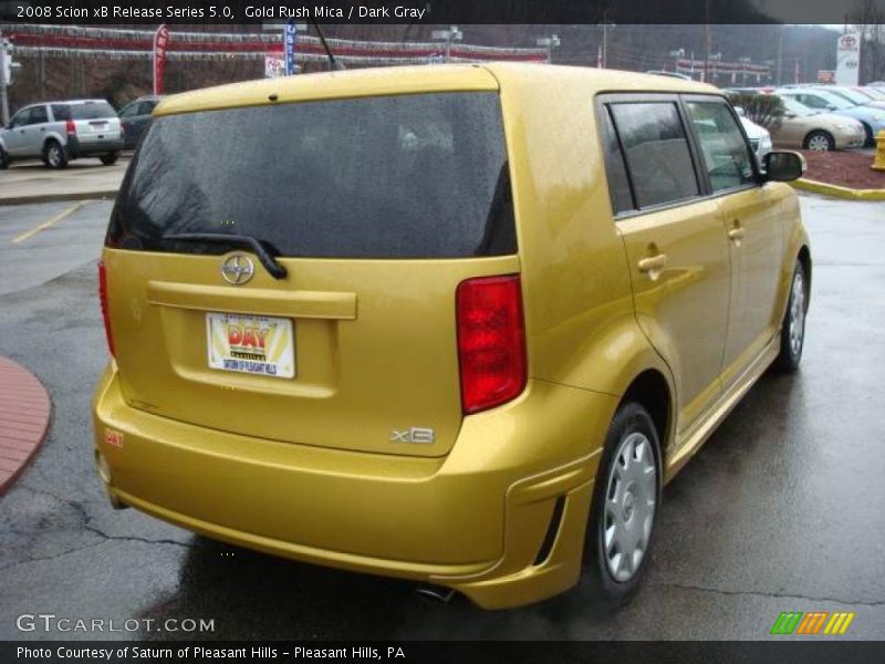 Gold Rush Mica / Dark Gray 2008 Scion xB Release Series 5.0