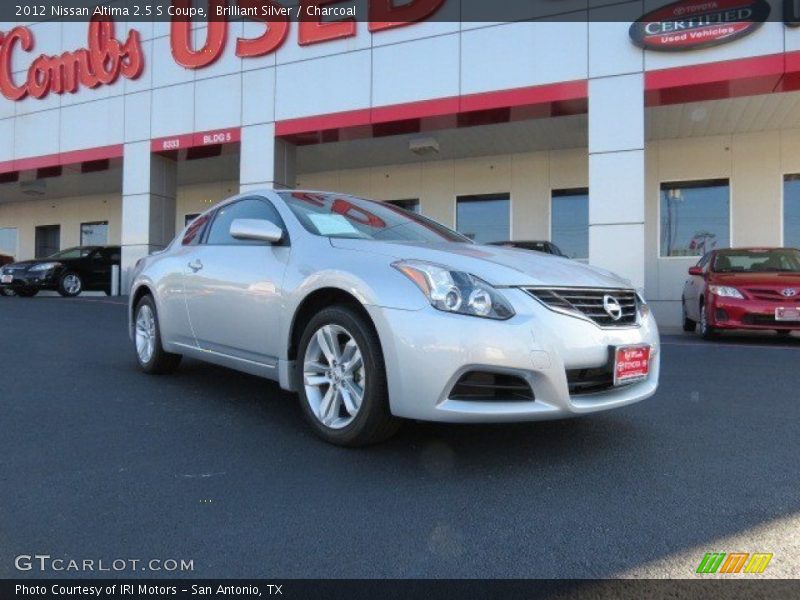 Brilliant Silver / Charcoal 2012 Nissan Altima 2.5 S Coupe