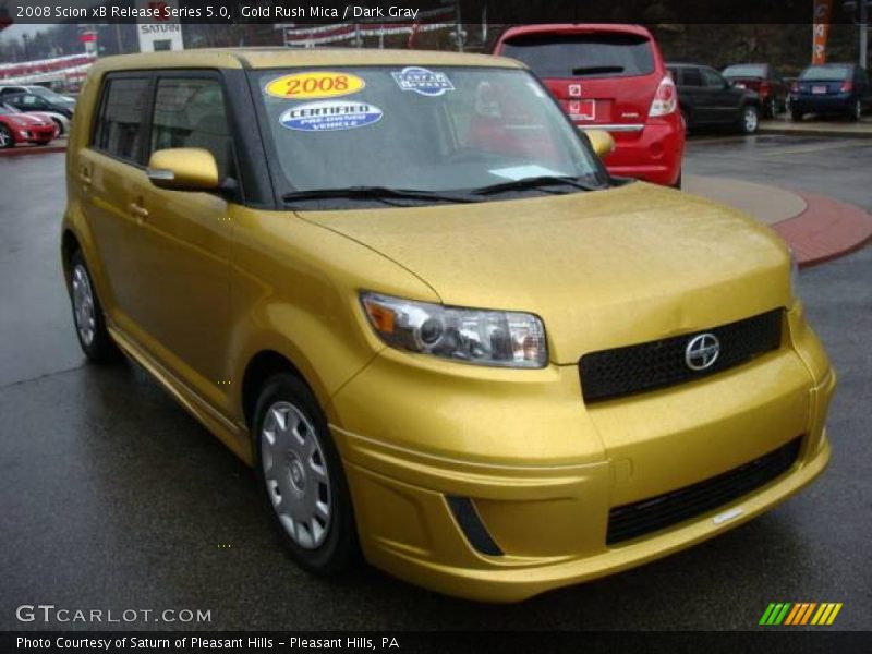 Gold Rush Mica / Dark Gray 2008 Scion xB Release Series 5.0