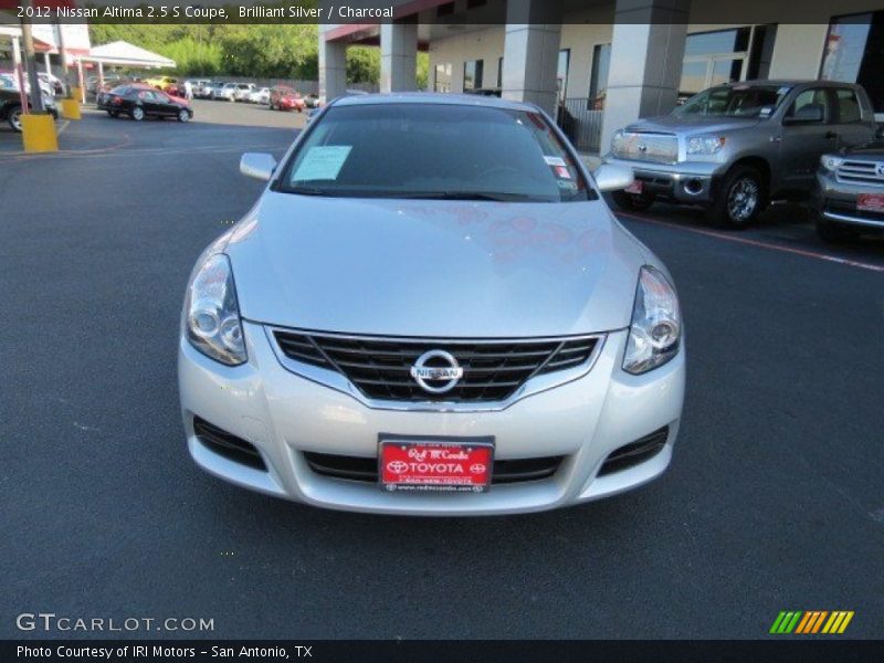 Brilliant Silver / Charcoal 2012 Nissan Altima 2.5 S Coupe