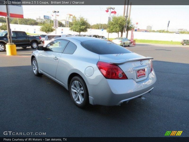 Brilliant Silver / Charcoal 2012 Nissan Altima 2.5 S Coupe