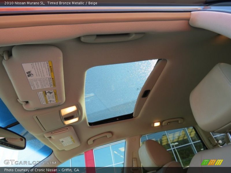 Tinted Bronze Metallic / Beige 2010 Nissan Murano SL