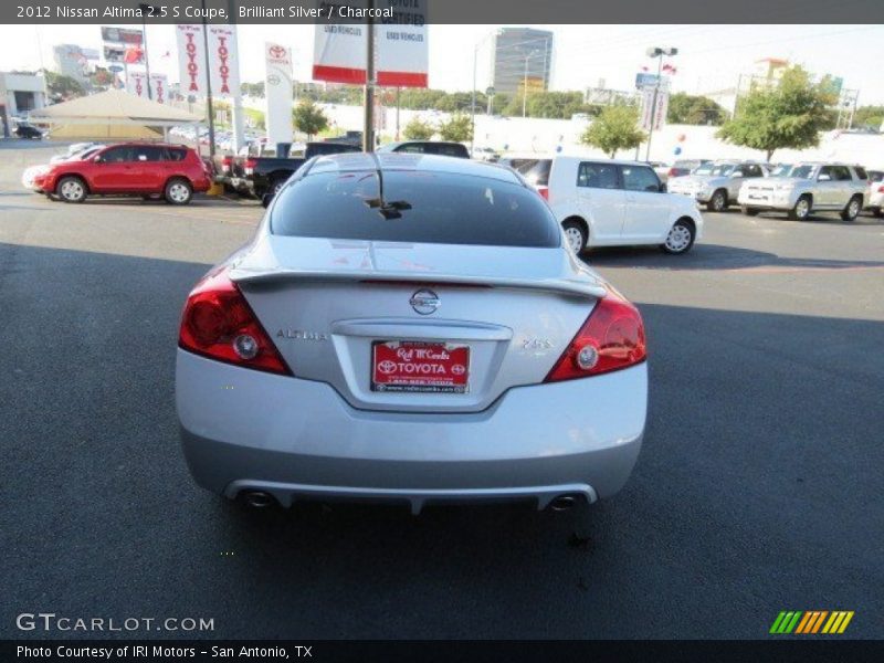 Brilliant Silver / Charcoal 2012 Nissan Altima 2.5 S Coupe