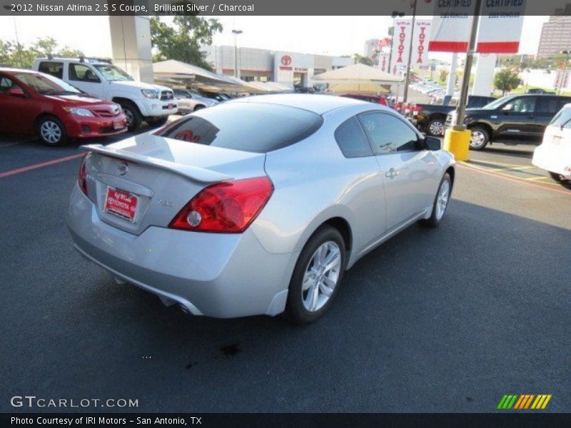 Brilliant Silver / Charcoal 2012 Nissan Altima 2.5 S Coupe