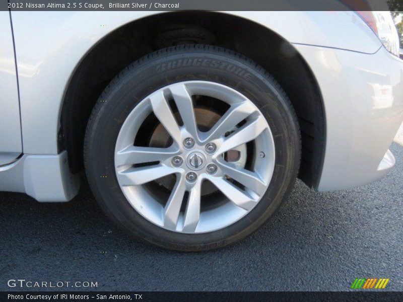 Brilliant Silver / Charcoal 2012 Nissan Altima 2.5 S Coupe