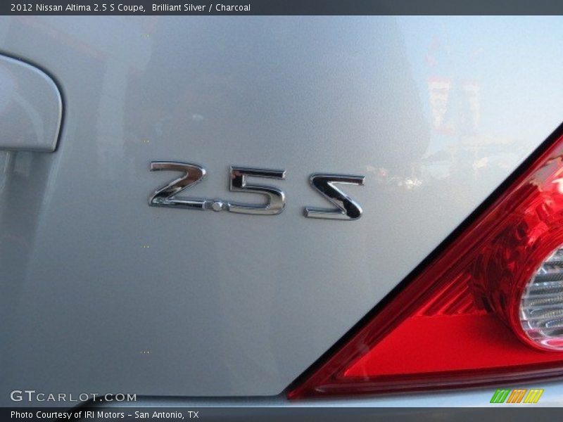 Brilliant Silver / Charcoal 2012 Nissan Altima 2.5 S Coupe