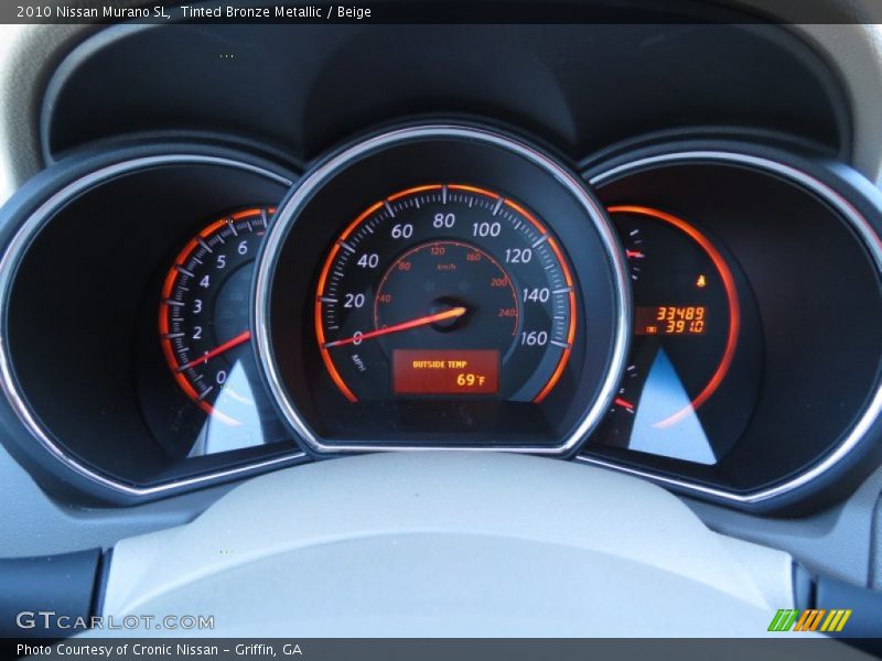 Tinted Bronze Metallic / Beige 2010 Nissan Murano SL