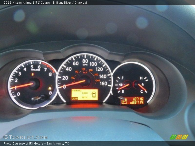 Brilliant Silver / Charcoal 2012 Nissan Altima 2.5 S Coupe