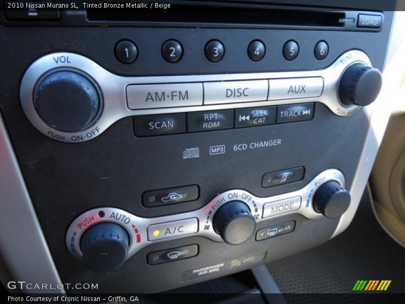 Tinted Bronze Metallic / Beige 2010 Nissan Murano SL