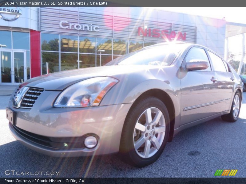 Spirited Bronze / Cafe Latte 2004 Nissan Maxima 3.5 SL