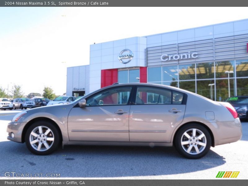Spirited Bronze / Cafe Latte 2004 Nissan Maxima 3.5 SL