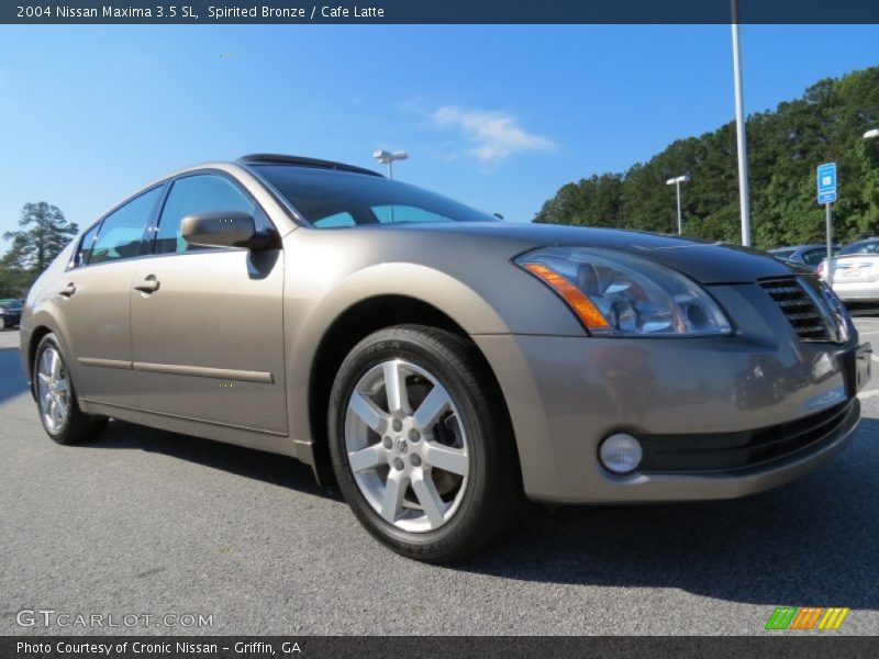 Spirited Bronze / Cafe Latte 2004 Nissan Maxima 3.5 SL