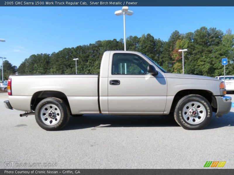  2005 Sierra 1500 Work Truck Regular Cab Silver Birch Metallic