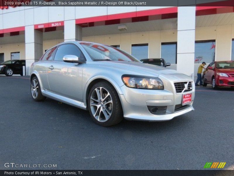 Black Sapphire Metallic / R-Design Off Black/Quartz 2009 Volvo C30 T5 R-Design