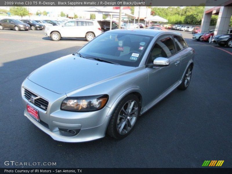 Black Sapphire Metallic / R-Design Off Black/Quartz 2009 Volvo C30 T5 R-Design