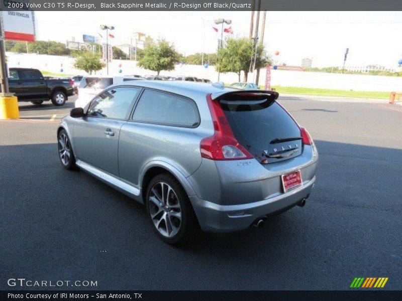 Black Sapphire Metallic / R-Design Off Black/Quartz 2009 Volvo C30 T5 R-Design