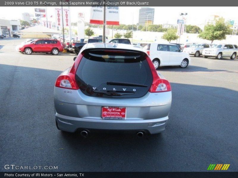 Black Sapphire Metallic / R-Design Off Black/Quartz 2009 Volvo C30 T5 R-Design