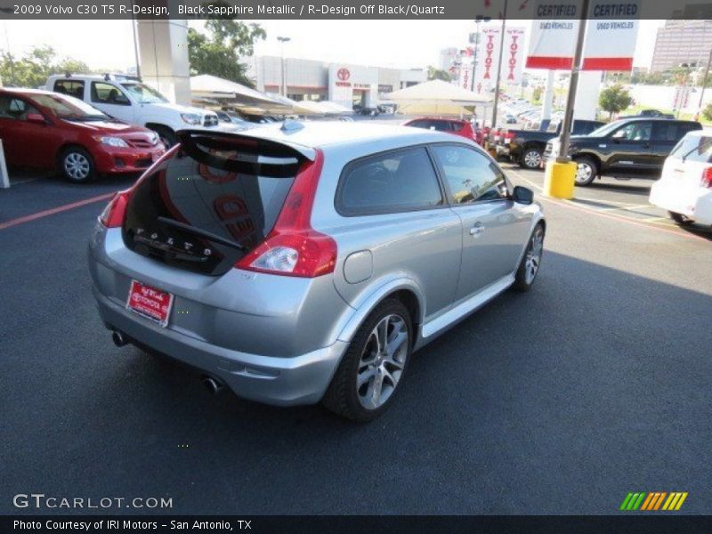 Black Sapphire Metallic / R-Design Off Black/Quartz 2009 Volvo C30 T5 R-Design