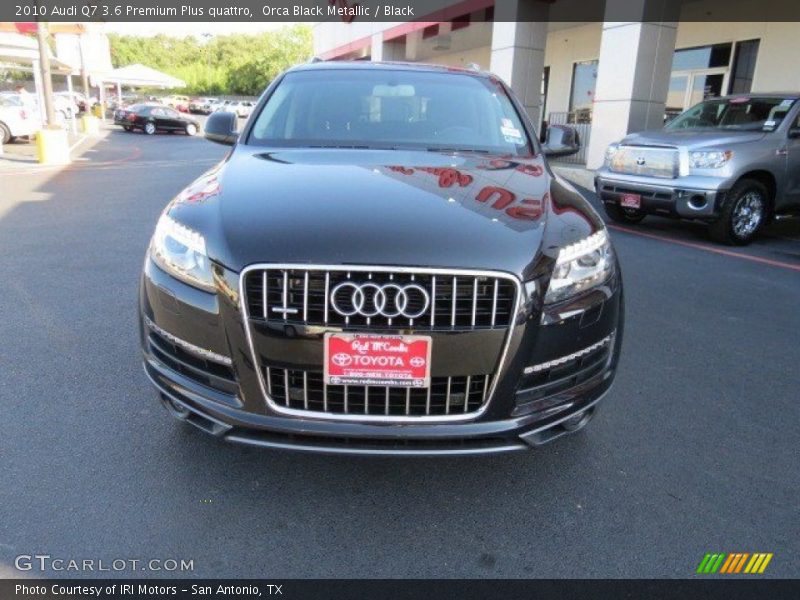 Orca Black Metallic / Black 2010 Audi Q7 3.6 Premium Plus quattro