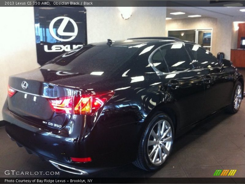 Obsidian Black / Black 2013 Lexus GS 350 AWD