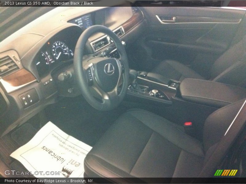Obsidian Black / Black 2013 Lexus GS 350 AWD