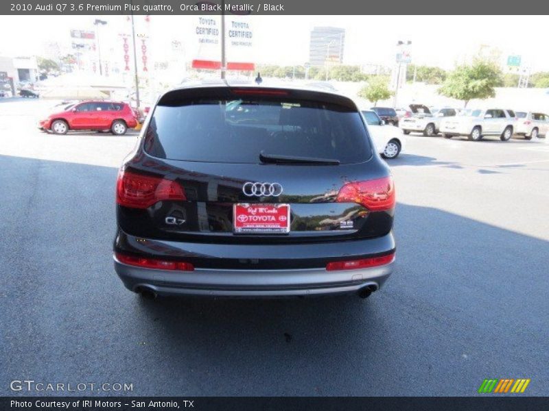Orca Black Metallic / Black 2010 Audi Q7 3.6 Premium Plus quattro