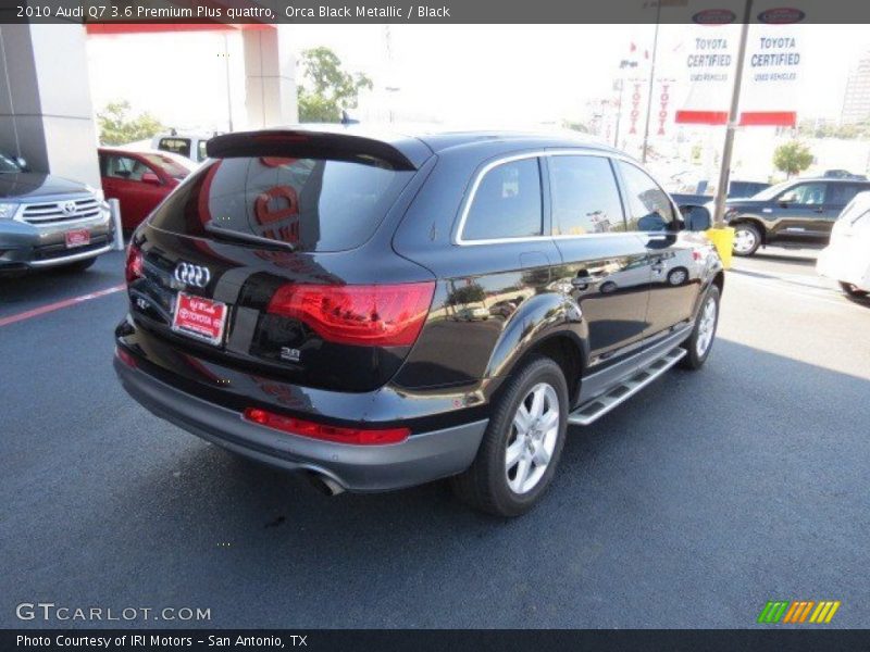 Orca Black Metallic / Black 2010 Audi Q7 3.6 Premium Plus quattro
