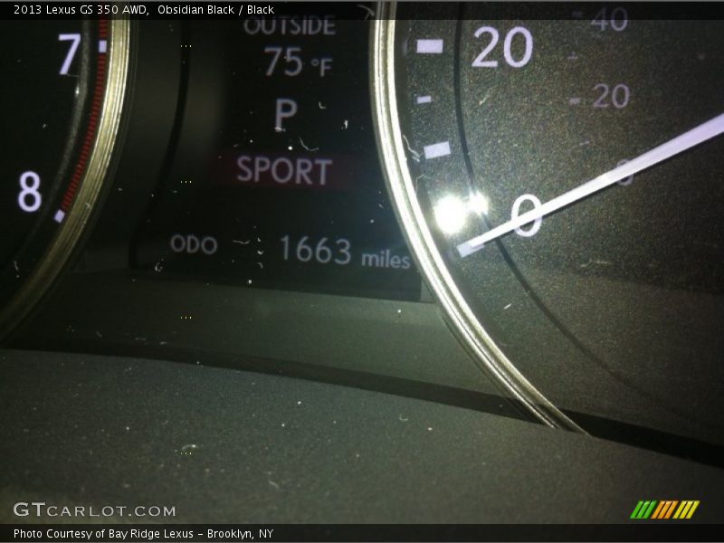 Obsidian Black / Black 2013 Lexus GS 350 AWD