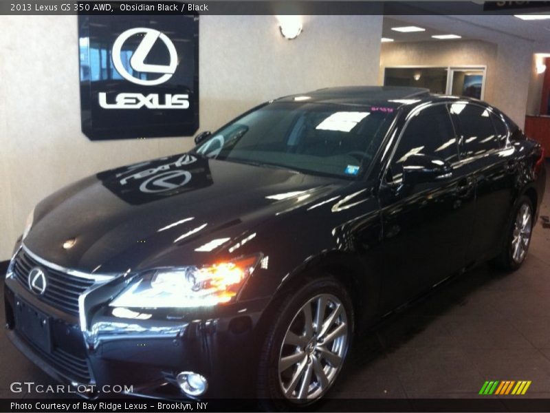 Obsidian Black / Black 2013 Lexus GS 350 AWD