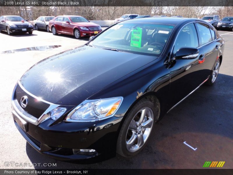 Obsidian Black / Black 2008 Lexus GS 460