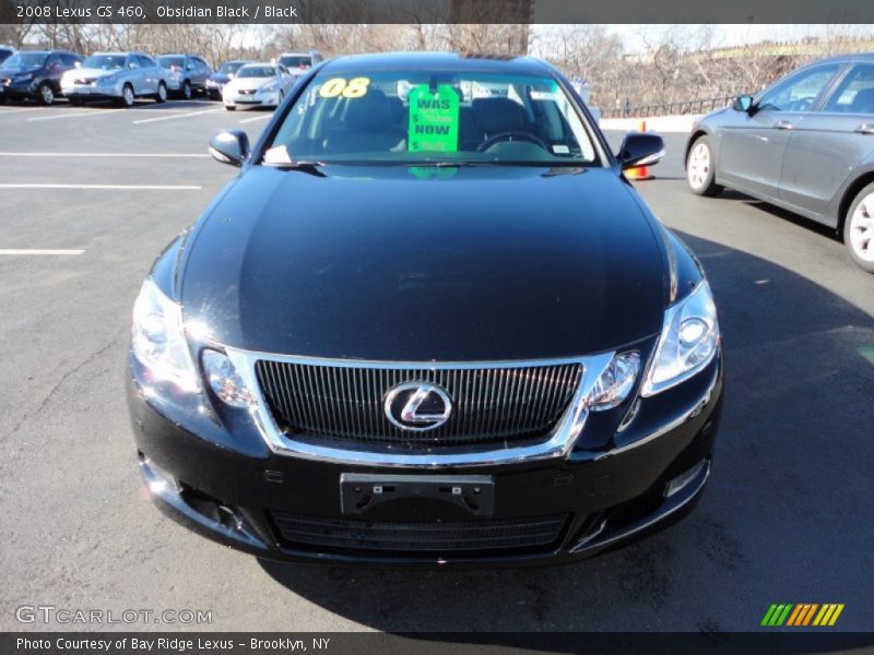 Obsidian Black / Black 2008 Lexus GS 460