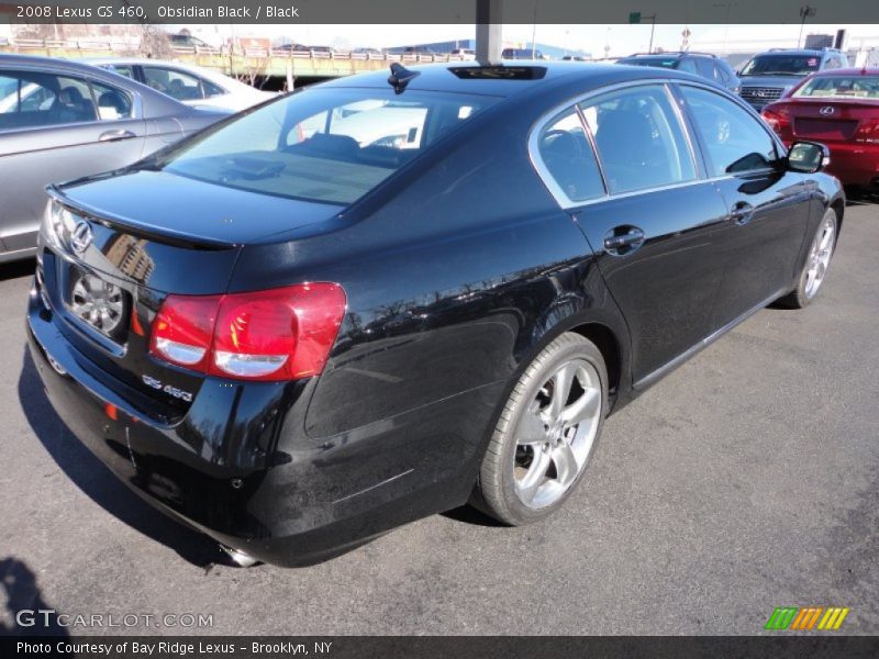 Obsidian Black / Black 2008 Lexus GS 460