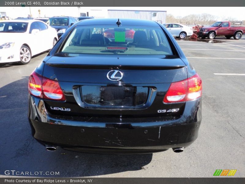 Obsidian Black / Black 2008 Lexus GS 460