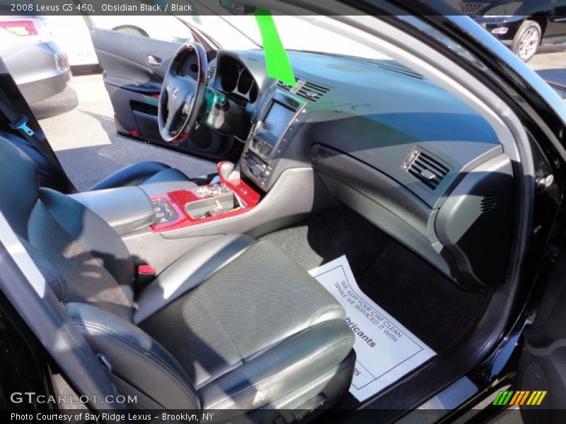 Obsidian Black / Black 2008 Lexus GS 460