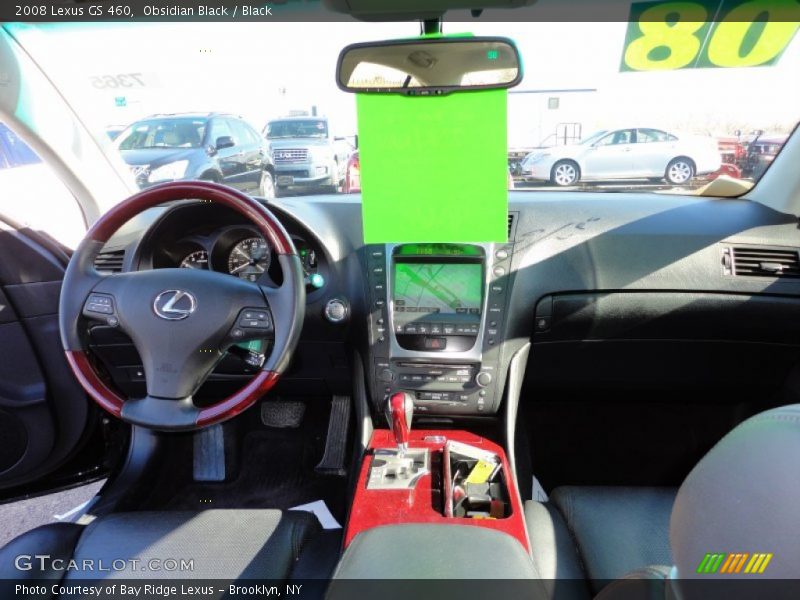 Obsidian Black / Black 2008 Lexus GS 460